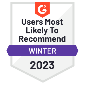 Contract Lifecycle Management (CLM) - Users Most Likely To Recommend - Winter 2023