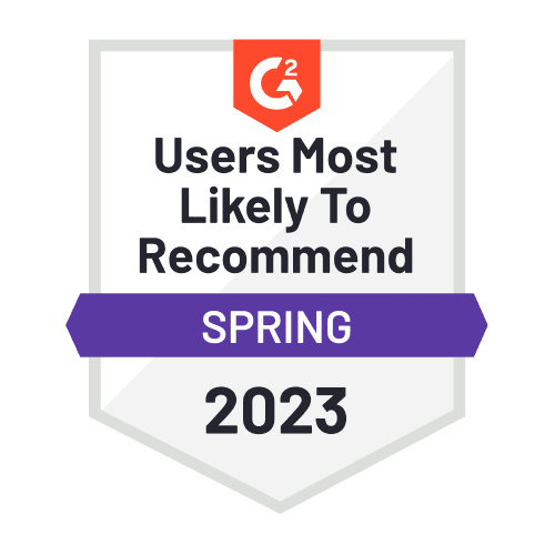 G2 - Users Most Likely To Recommend - Contract Lifecycle Management - Spring 2023