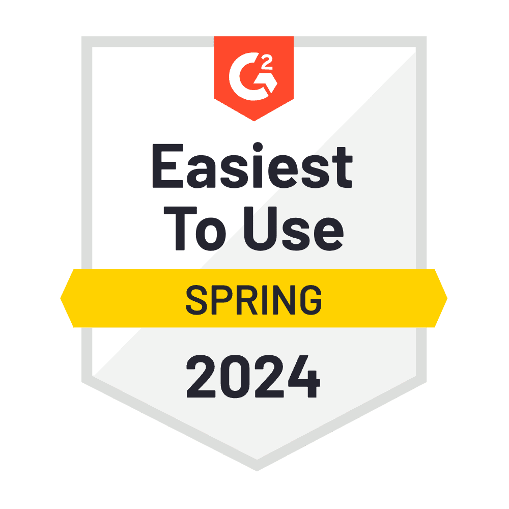 G2 - Easiest To Use - Spring 2024