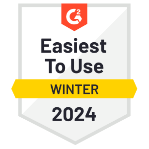 G2 - Easiest To Use - Winter 2024