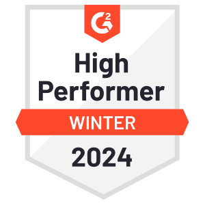 G2 - High Performer - Winter 2024