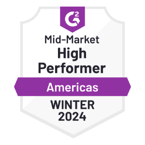 G2 - Mid-Market Americas High Performer - Winter 2024