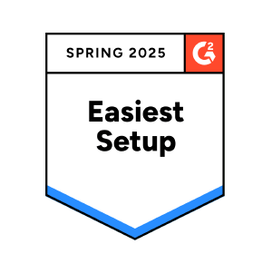 G2 - Spring 2025 - Easiest Setup