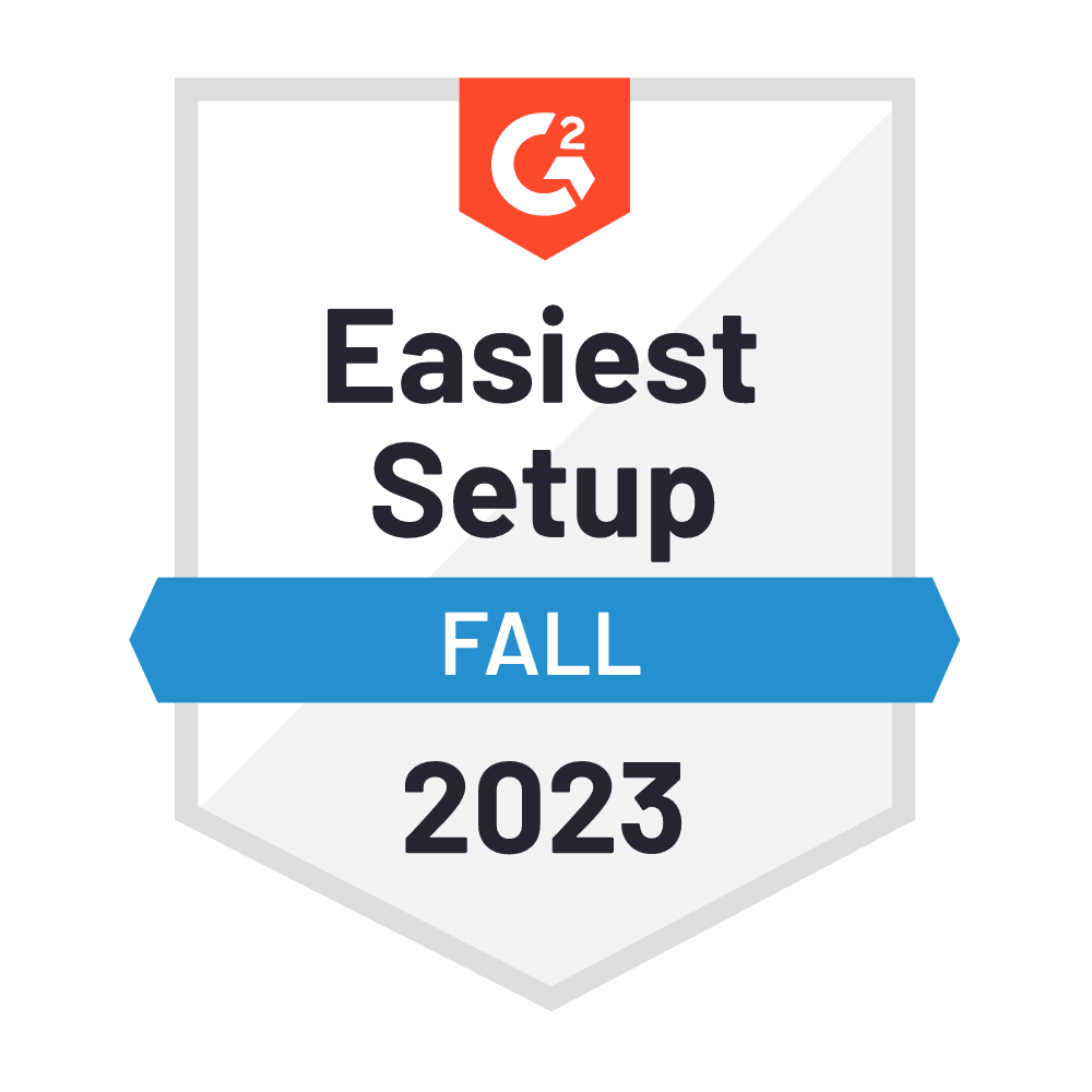 G2 - Vendor Management - Easiest Setup - Fall 2023