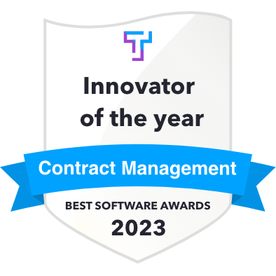 Theorem LegalTech - Innovator of the year: Contract Management - Best Software Awards 2023