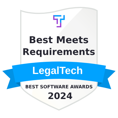 Theorem Legal Tech - Best Meets Requirements - Best Software Awards 2024