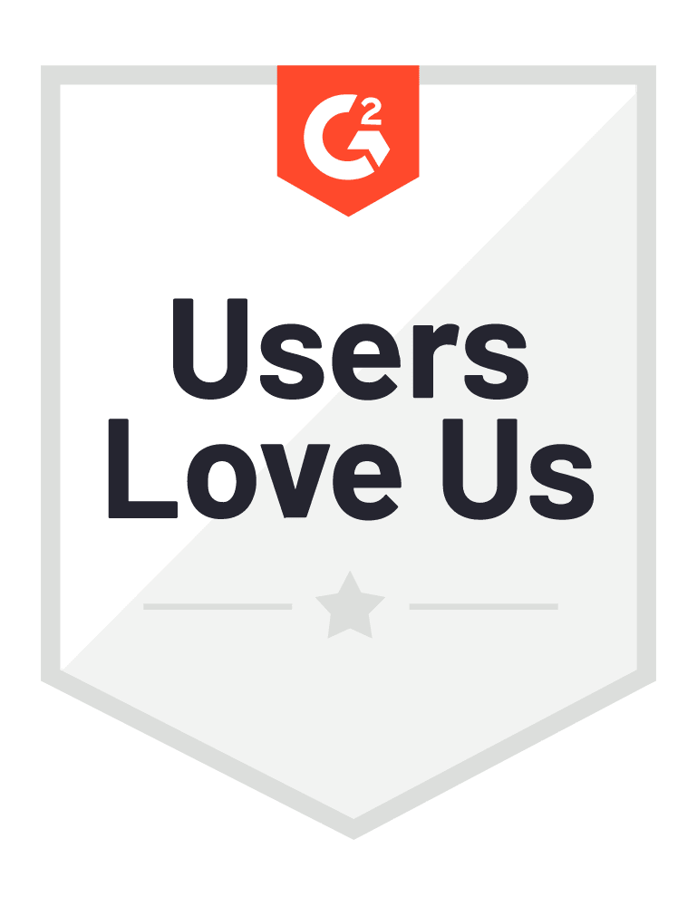 G2 - Users Love Us Badge - for CobbleStone Software