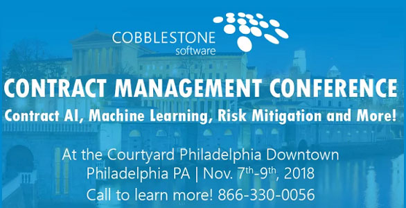 contract management software conference 2018