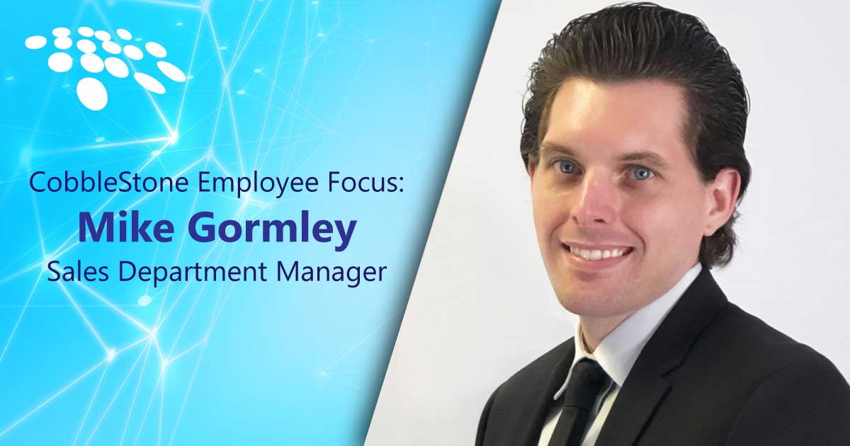 CobbleStone Software interviews Sales Department Manager, Mike Gormley.