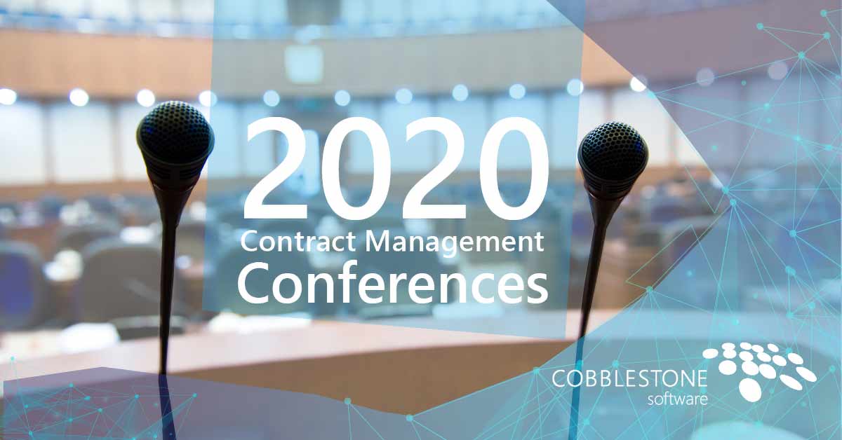Plan ahead to attend these 2020 contract management conferences. 