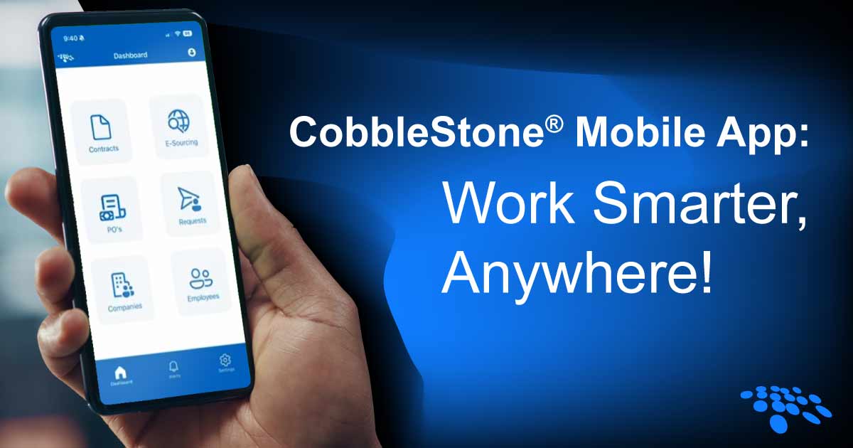 CobbleStone Software CobbleStone Mobile App for iOS and Android devices has been redesigned.