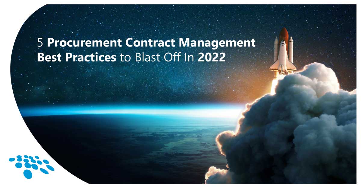 CobbleStone Software presents 5 procurement contract management best practices to succeed in 2022.