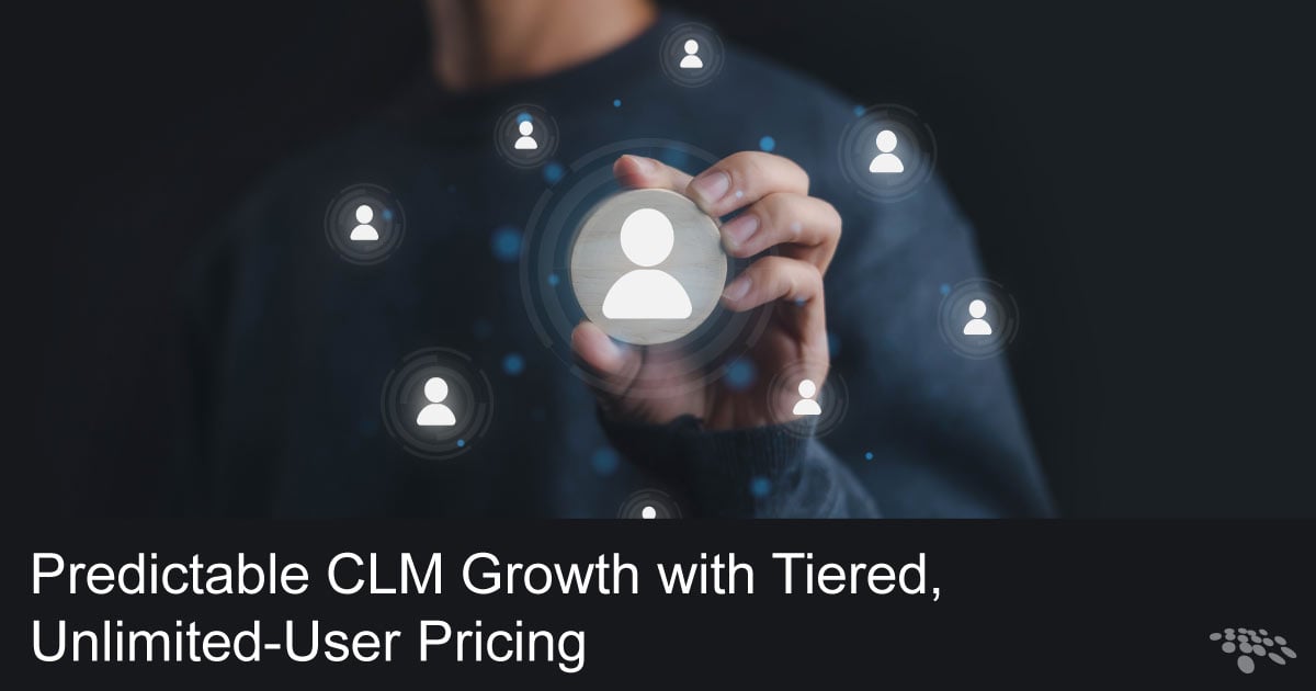 CobbleStone Software supports predictable CLM growth with tiered, unlimited user-user pricing.
