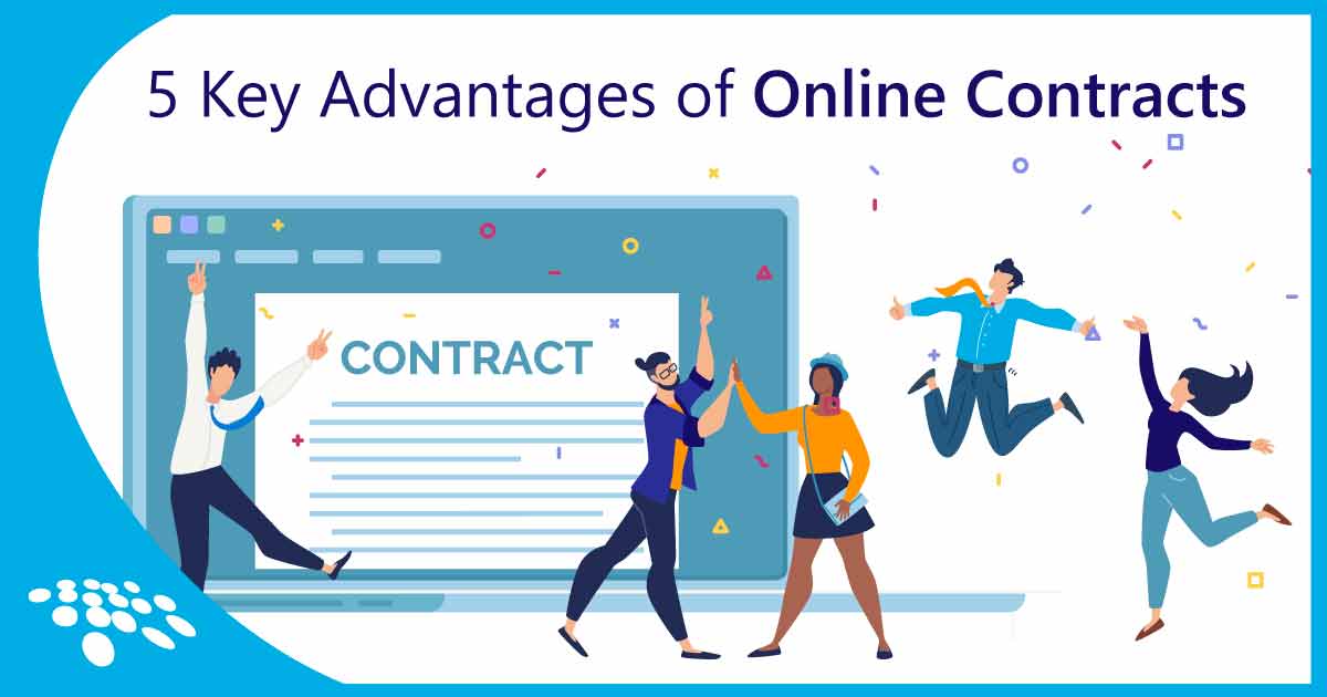 CobbleStone Software showcases five key advantages of online contracts.