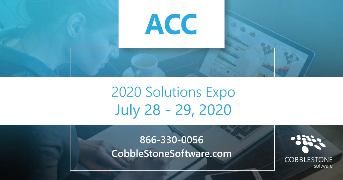 CobbleStone is presenting at the 2020 ACC Solutions Expo.