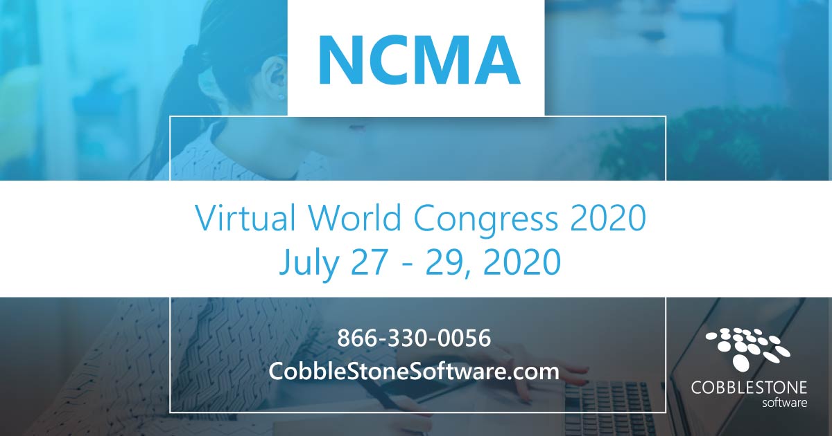 CobbleStone is presenting at NCMA Virtual World Congress 2020.