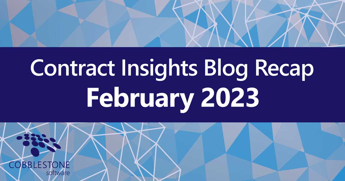CobbleStone Software presents its blog recap for February 2023.