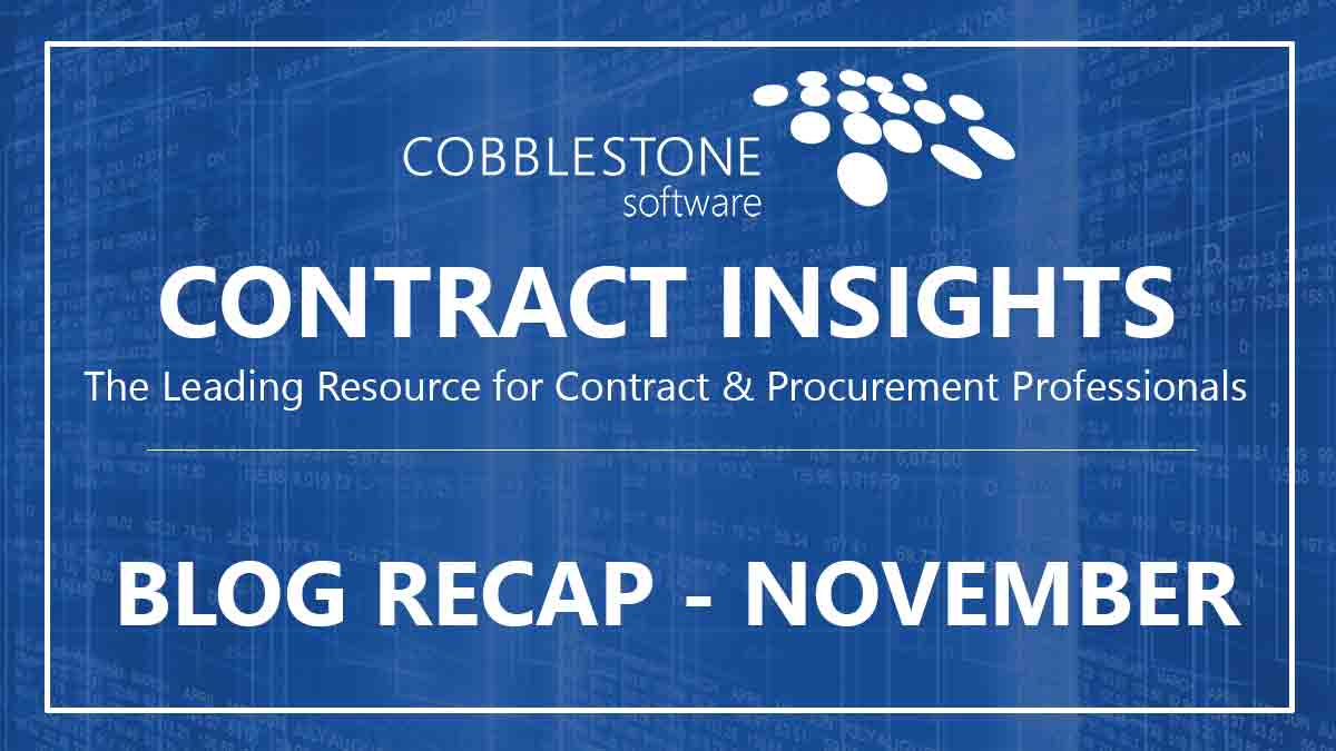CobbleStone-Software-November-2019-Blog-Recap
