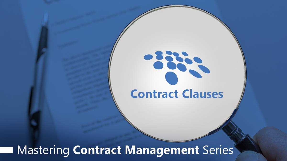 CobbleStone Software explores contract clauses in their mastering contract management series.