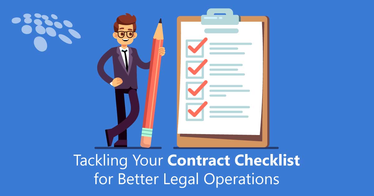 CobbleStone Software helps you tackle your contract checklist for better legal operations.