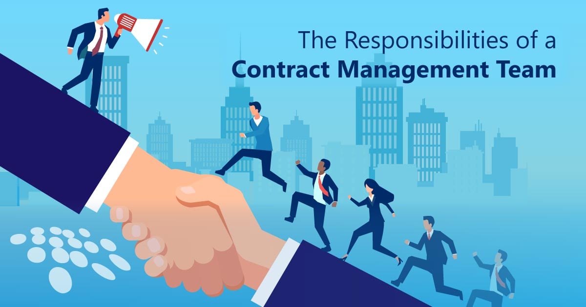 CobbleStone Software outlines the responsibilities of a contract management team.