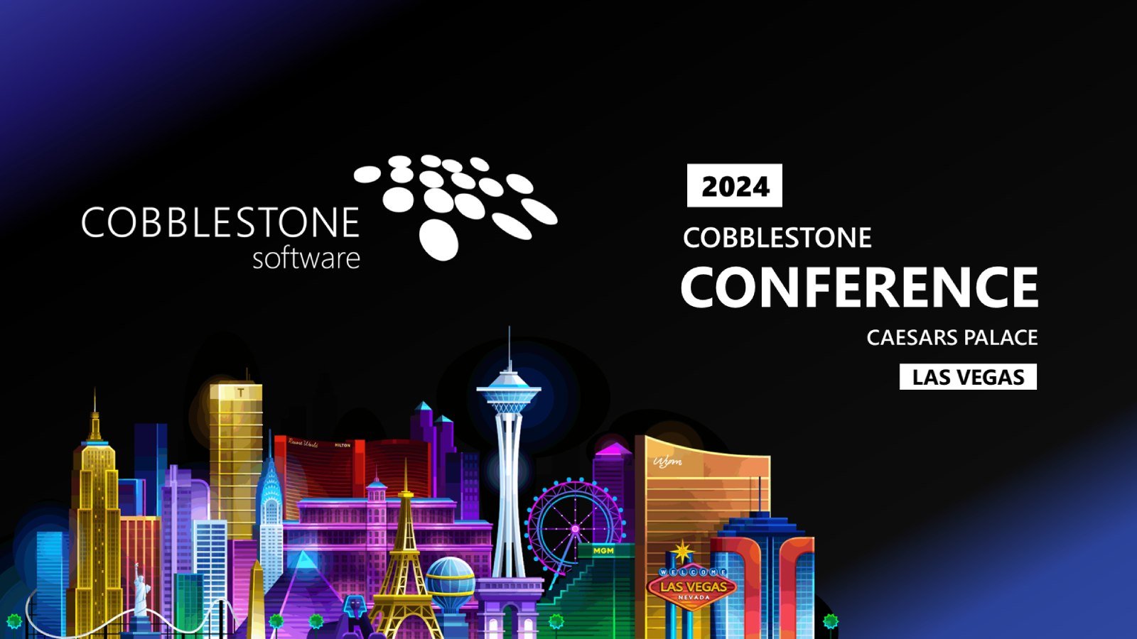 CobbleStone Software is hosting its conference in Las Vegas, Nevada in October of 2024.